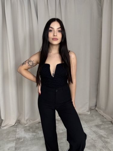 Body koronkowe czarne