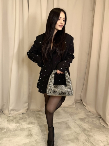 Elegancka Marynarka z Dżetami