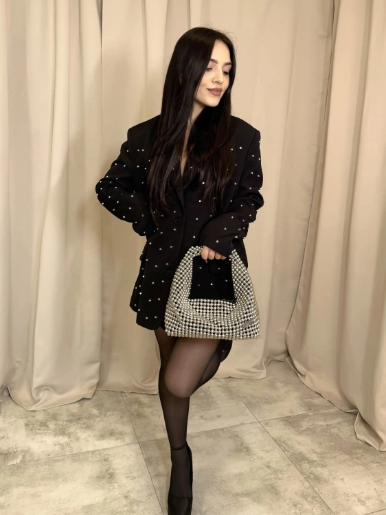 Elegancka Marynarka z Dżetami