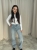 Jeansy – Efekt Bubble Denim