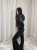 Komplet Dresowy VELVET FLARE Czarny