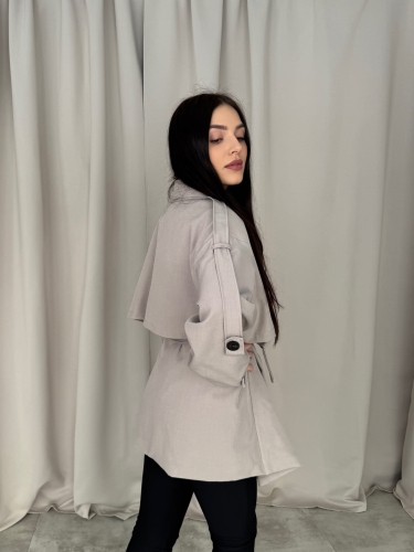 Krótki Trencz Oversize