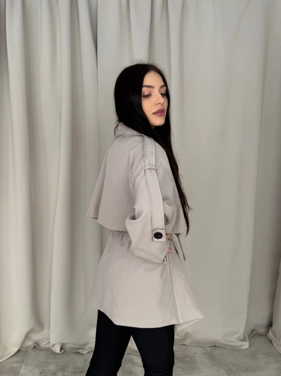 Krótki Trencz Oversize