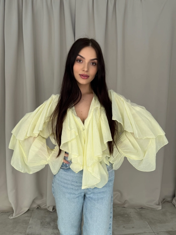 Koszula Lemon Z Falbanami